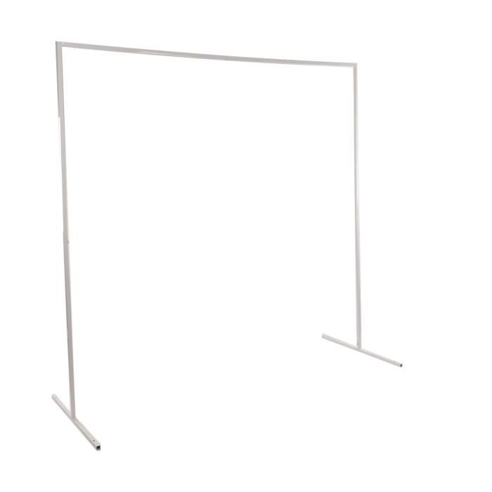 Support Arche Métallique Pour Toile De Fond - Cadre En Acier Pour Décorations (fleurs, Ballons, Lumières) - Tailles De 4 à 7,2 Pieds - Pour Mariages, événements, Fêtes