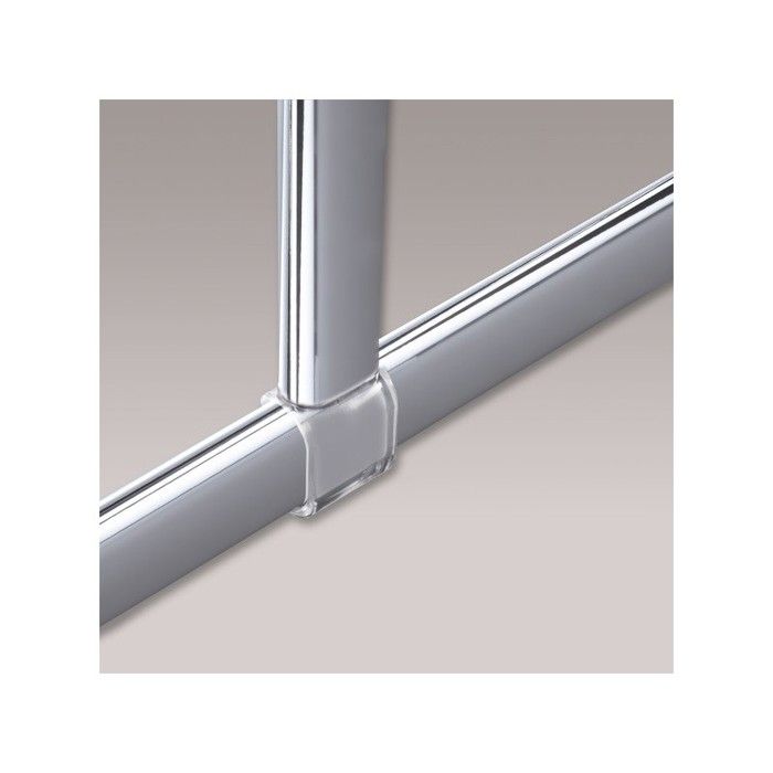 Barre De Douche Extensible 75-125cm Arik Spirella | Alu Brillant | Sans Perçage