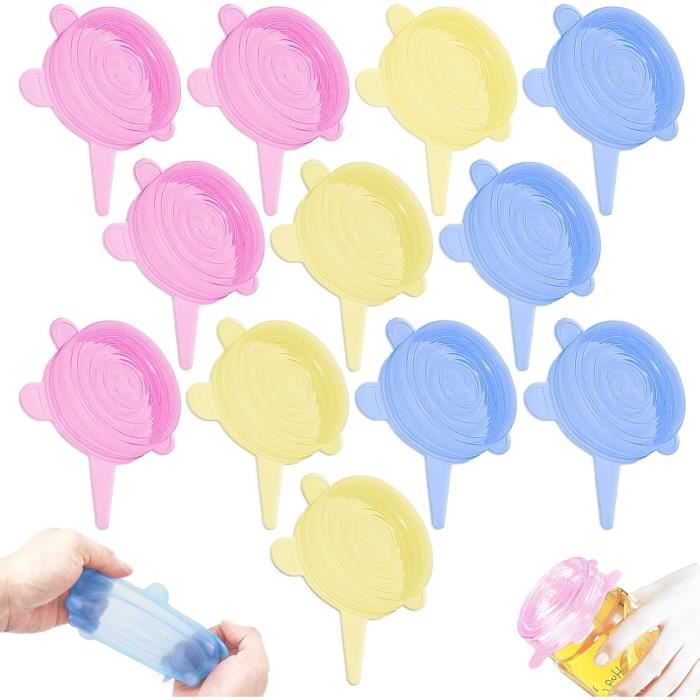 Lot De 15 Couvercles Transparents Pour Boîtes De Conserve - Tailles 75mm, 85mm, 100mm (5 De Chaque) - Étanches, Lavables, Sans BPA - 6
