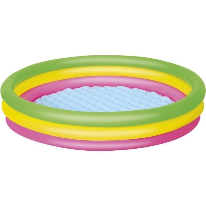 Piscine Gonflable Bébé Durdiiy - 3 Boudins, 61 X 22 Cm - Pataugeoire Portable En PVC Pour Jardin, Balcon