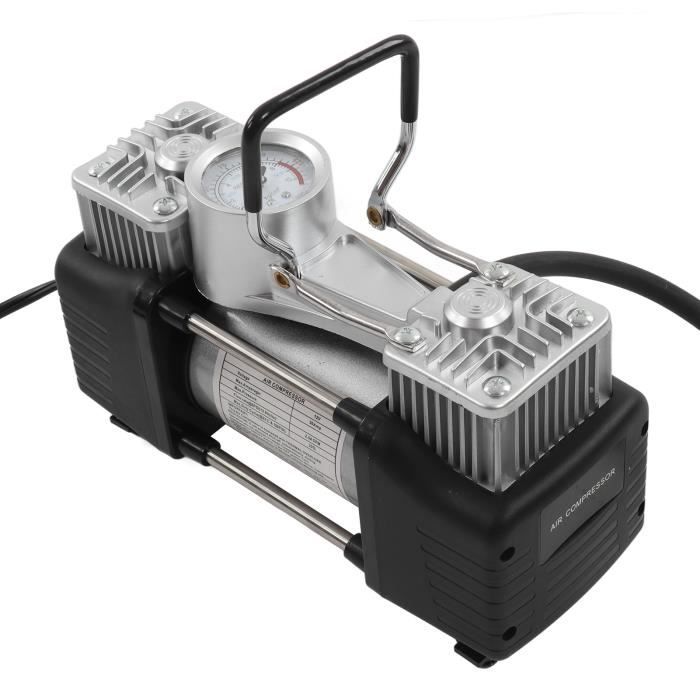 Tbest Pompe électrique Portable 150 PSI – Batterie 4000 MAh, écran Tactile, LED 3 Modes – Pour Voiture, Moto, Ballon, Bateau