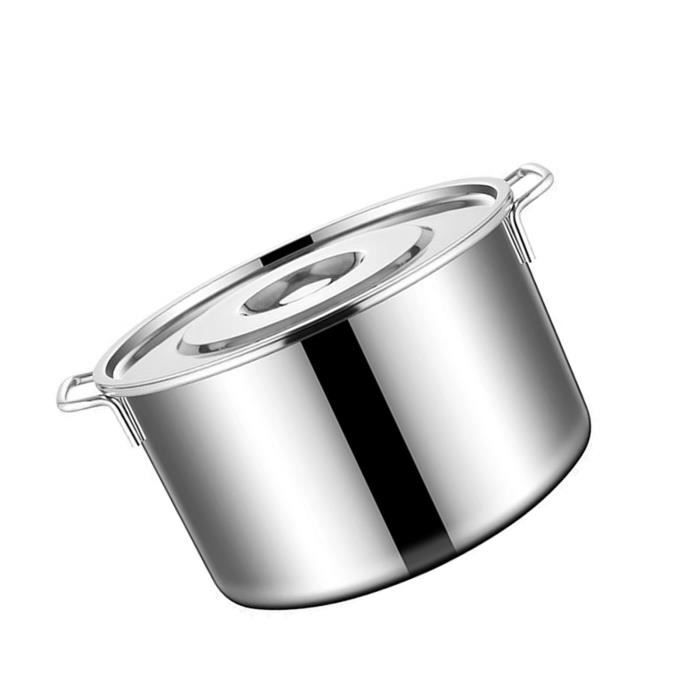 Couvercle Casserole Acier Inoxydable 22cm - Poignée Ergonomique Qianly