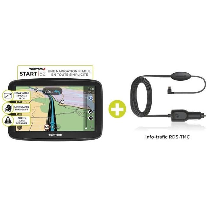 Tomtom Gps Start 52 Europe 49 Pays Tmc