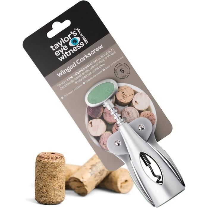 Tirebouchon En Spirale \U2013 Facile À Utiliser, Garanti Pour Enlever Proprement Le Bouchon Sans