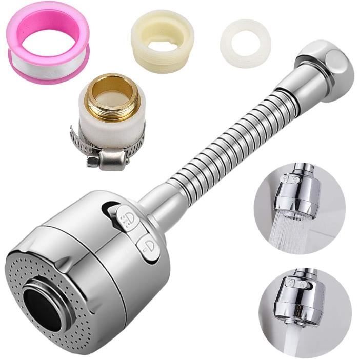 Robinet De Cuisine Cascade, Robinet De Salle De Bains Universel Multifonction 3 En 1, Tête De Pulvérisation Pivotante à 360 °, Filtre, Accessoire D'évier Acheter à Prix Bas - Livraison Gratuite, Avis