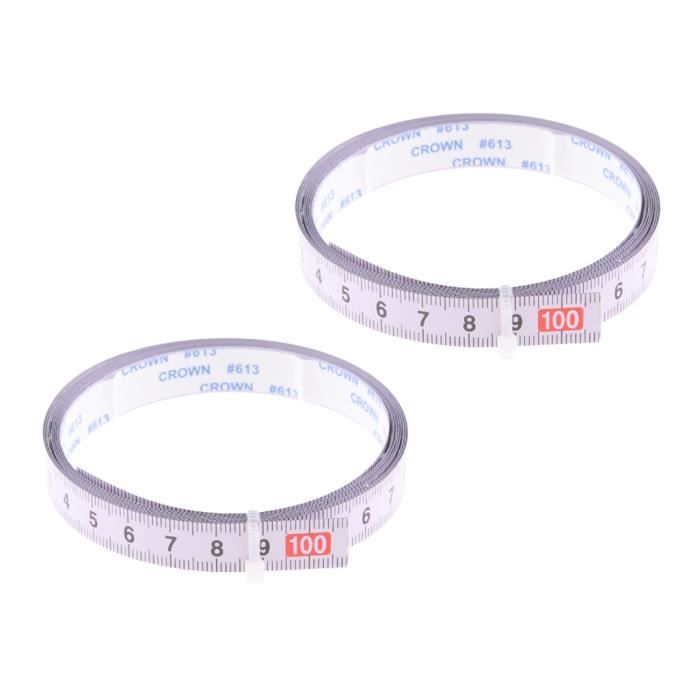 2x biseau scie Self Adhésif Ruban à mesurer pour Table Scie Routeur Table de 2x biseau scie Self Adhésif Ruban à mesurer pour Table Scie Routeur Table de