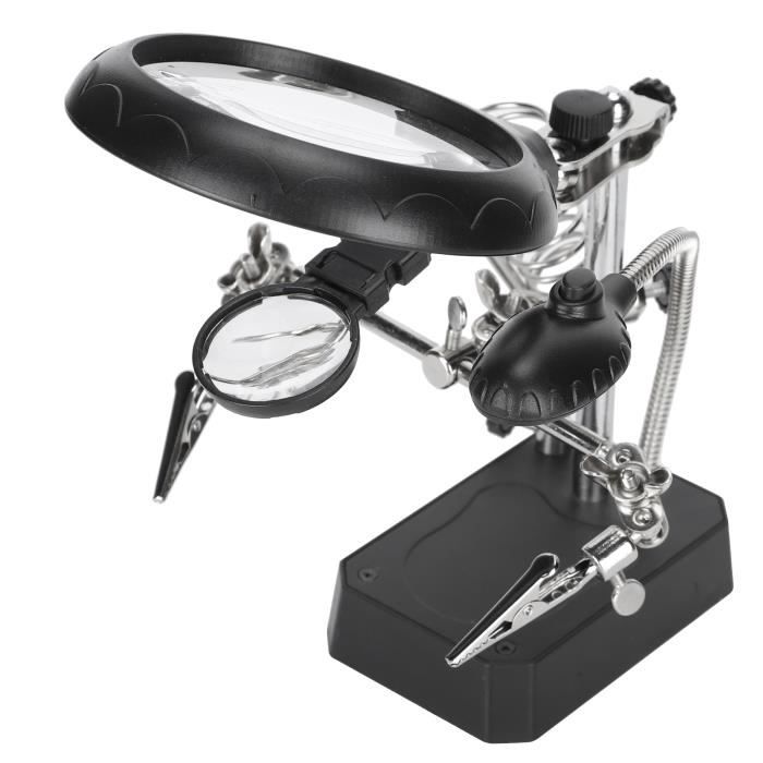 FHE-Clip auxiliaire de loupe Support de Bureau Réglable, Fixation de