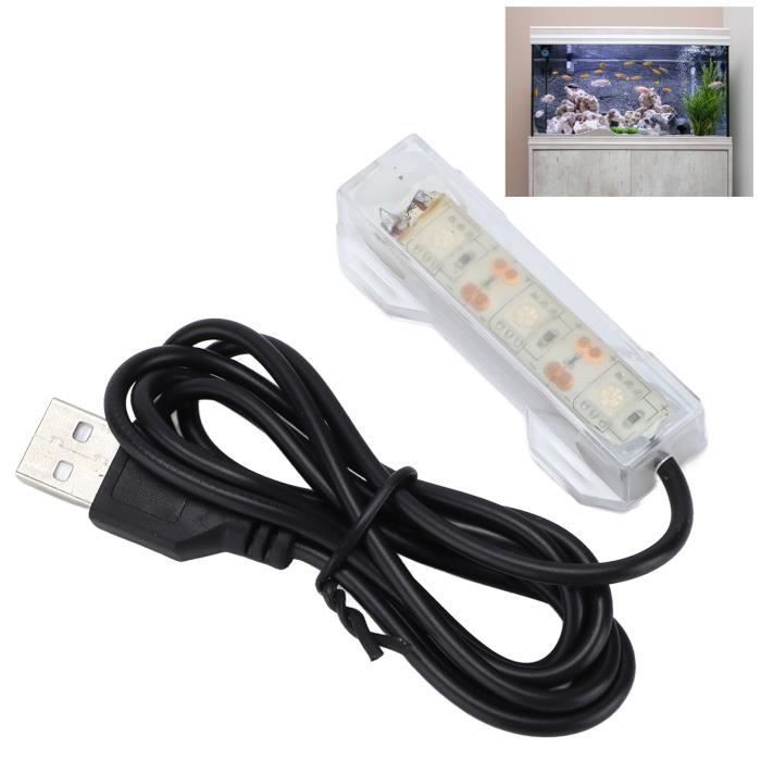 Lumière USB daquarium Lumière daquarium USB chargeant la lumière LED de réservoir de animalerie eclairage Lumière bleue - Vvikizy