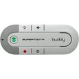 SuperTooth - Buddy - Kit mains-libres Bluetooth pour pare-soleil - Blanc-1