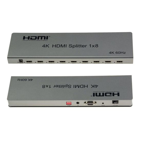 KALEA-INFORMATIQUE Répartiteur vidéo HDMI 2.0 4K 60Hz Type Splitter Qui duplique à l'identique 1 Source en entrée vers 2 Sorties simultanées. Support CEC et Management EDID, HDCP 2.2 KALEA-INFORMATIQUE Répartiteur vidéo HDMI 2.0 4K 60Hz Type Splitter Qui duplique à l'identique 1 Source en entrée vers 2 Sorties simultanées. Support CEC et Management EDID, HDCP 2.2