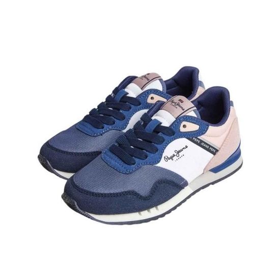 Baskets Pepe Jeans London Classic pour Fille Pepe Jeans Blanc