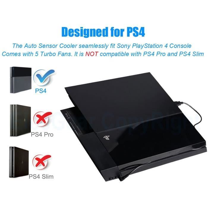Ventilateur de refroidissement PS4 Refroidisseur turbo USB externe