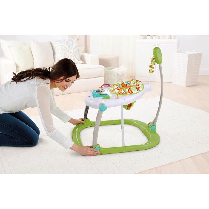 Jumperoo Jungle Trotteur Bébé avec Lumières, Sons et Musiques, Siège  Tournant à 360°, Stimule les Sens, 9 Mois et Plus - Cdiscount Puériculture  & Eveil bébé