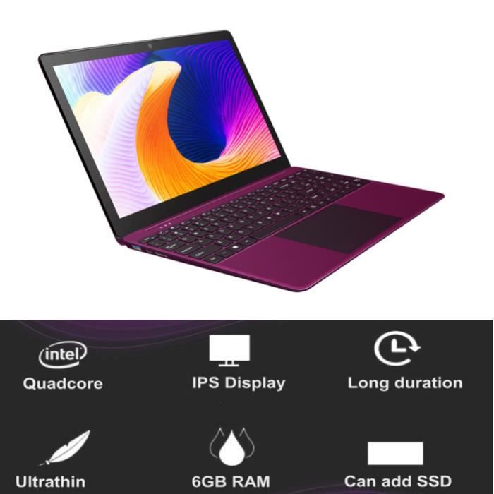 ® Latpops 15.6 pouces Violet Métal Shell1