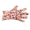 Gants de jardin pour femme - Motif floral - Marque - Taille unique - Couleur(s) multicouleur et blanc-2