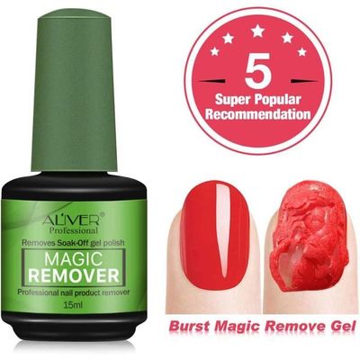 Sularpek 15ml Dissolvant Vernis Semi Permanent, Dissolvant Gel Ongles Rapide 3 à 5 Min