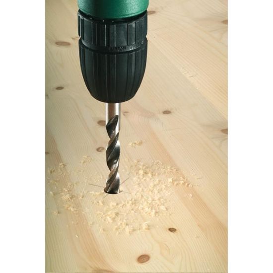 Mèche à Bois Hélicoïdale Bosch HSS - Queue Six Pans 1/4'' - 2,0 X 21 X 67 Mm - Pour Métaux Et Plastiques Durs