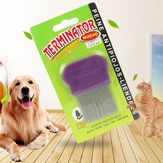 Peigne Puces Chat Peigne Anti-puces Et Poux Pour Chiens Et Chats - Détachant Pour Les Larmes Des Animaux Peigne Chat