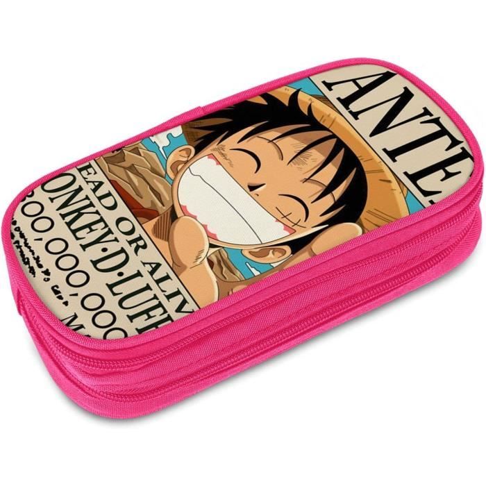 Trousse One Piece Luffy Bounty D Impression personnalisée Rose