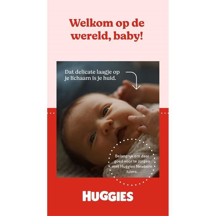 Huggies Newborn (nouveaux-nés) Couches Bébé Unisexe X84 Taille 1