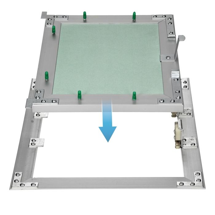 Trappe De Visite Vents 250x300 Mm – Porte De Maintenance Rectangulaire, Blanc, Intérieur/extérieur