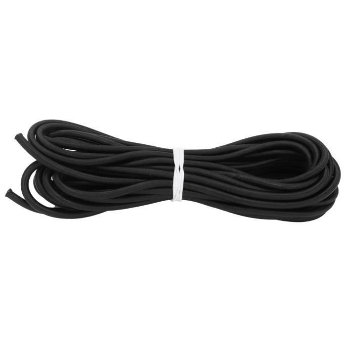 Corde élastique En Latex – 5 Mm X 10 M – Tresse Ronde – Haute élasticité – Pour Fixation, Sport, Bricolage, Hamac