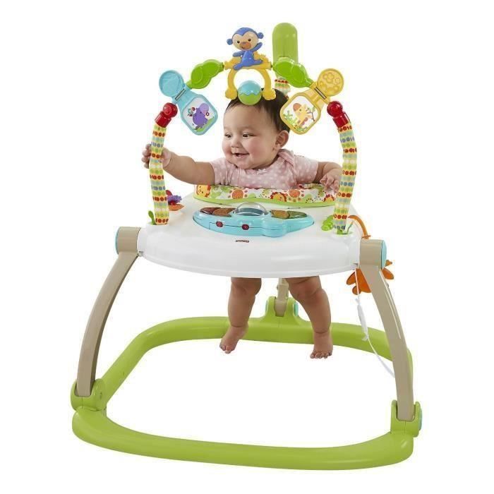 Jumperoo Jungle - FISHER-PRICE - 6 mois et + - Lumières et sons - Mixte -  Cdiscount Puériculture & Eveil bébé