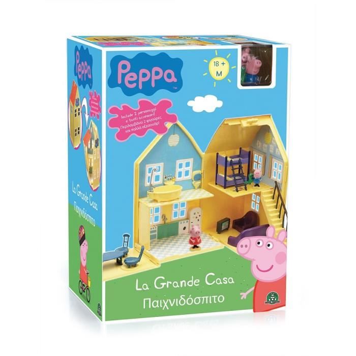 Soldes Giochi Preziosi Maison de luxe Peppa Pig avec 2 personnages
