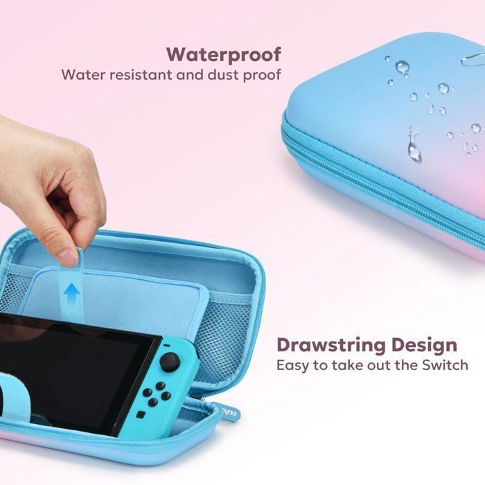 Protection pour Nintendo Switch OLED (6 en 1) Kit Accessoires Pochette,Ecran  Verre Trempé et Poignées Couvre Pouce - Cdiscount Informatique