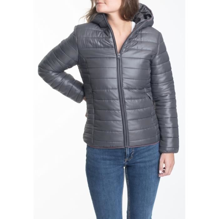 Doudoune fine pour femme CANADIAN PEAK ANNECEAKHO Gris fonce