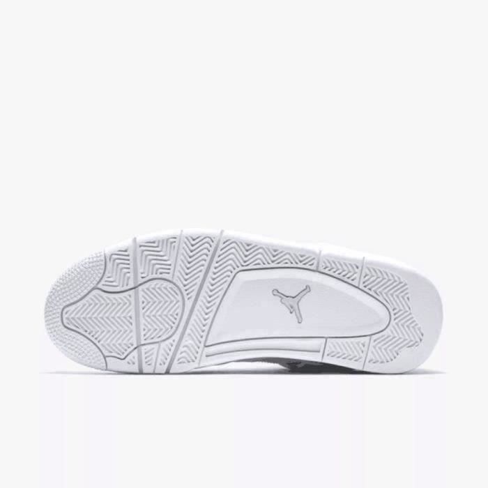Air-Jordanx 4 Retro High Chaussures de Basket AJ4 Femme Homme Pas Cher  Ciment blanc Ciment blanc - Cdiscount Chaussures