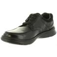 Chaussures Homme CLARKS COTRELL BLK SMOOTH LEA - Cuir Noir - Semelle flexible et antidérapante-3