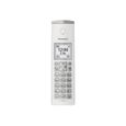 Téléphone sans fil Panasonic KX-TGK210 - 50 entrées - Identification de l'appelant - Blanc-3