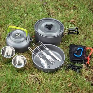 ENSEMBLE D'USTENSILES DE cuisine d'ext rieur compacts bouilloire bo?te