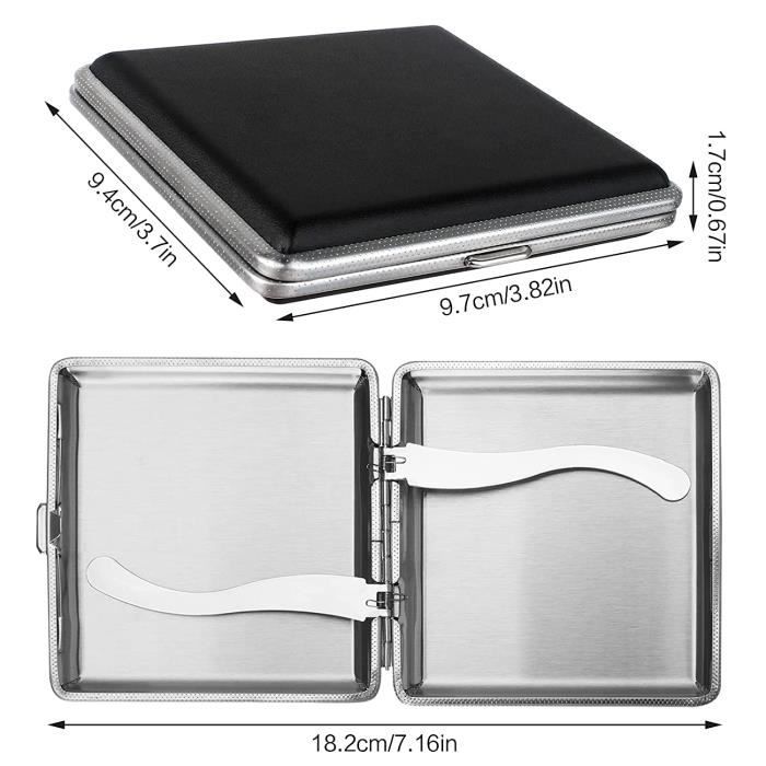 AIPAIDE 3PCS tui  Cigarettes en Mtal, Porte Cigarette Metal Porte- Cigarettes Homme Bote Etui Etanche  l'Eau et  la Poussire - Cdiscount  Au quotidien