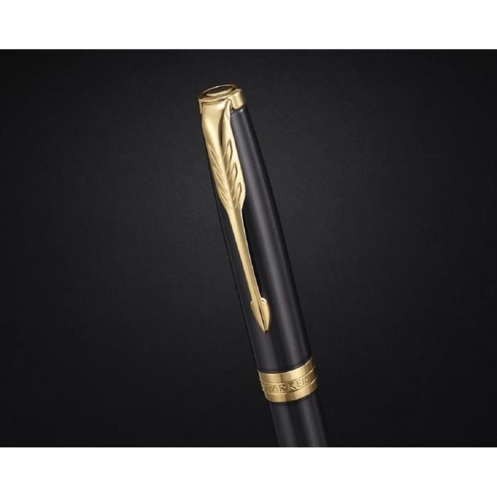 Stylo Grey Stylo Bille - PARKER - Sonnet Grey - Rechargeable - Acier Inoxydable ...