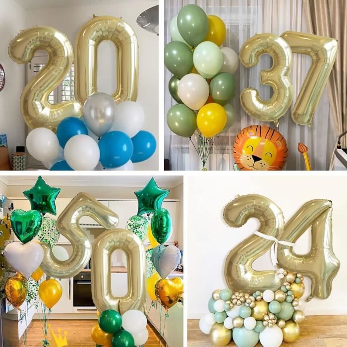 Grand Ballon Rouge L Letter De 40 Pouces Grand Ballon Hélium, Feuille D