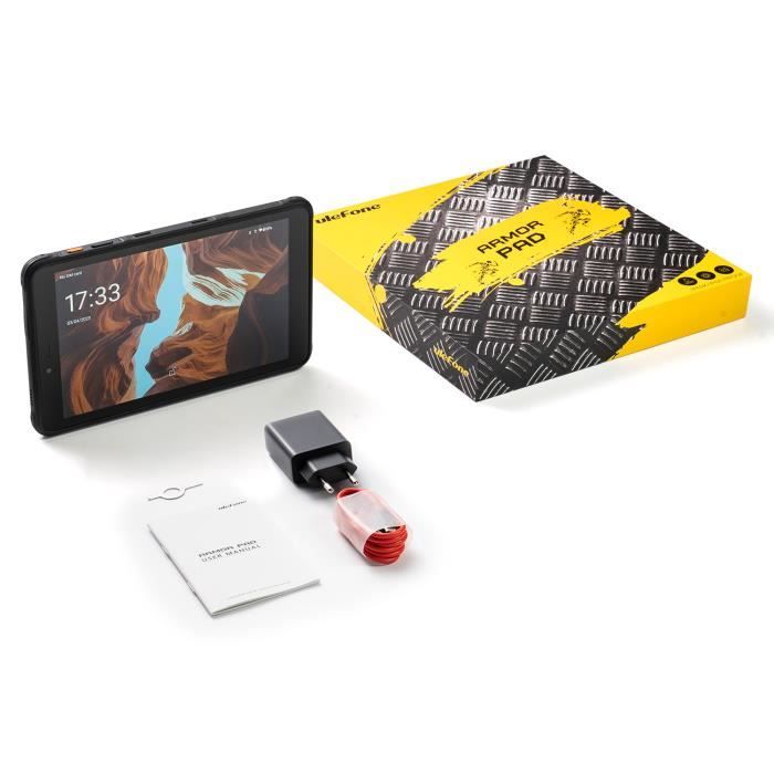 Tablette tactile Ulefone Armor Pad Noir 8 Pouces FHD+ 4+64G 7650mAh Caméra  13MP Android 12 - Tablette tactile - Achat & prix