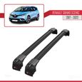 Compatible avec Renault GRAND SCENIC (Mk4) 2017-2023 Barres de Toit ACE-2 Railing Porte-Bagages de voiture NOIR-0