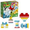 LEGO® 10909 DUPLO Classic La Boîte Coeur Premier Set, Jouet Educatif, Briques de construction pour Bébé 1 an et demi-0