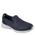 Chaussures Slip On en Maille Atheltic pour Femmes - Skechers - Bleu Marine - Confortable et Respirant-0