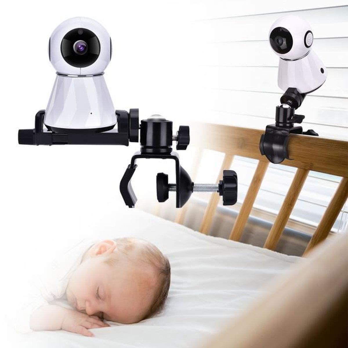 Support De Moniteur Pour Bebe 360 Degres Support De Montage De Camera Stable Rotatif Support De Montage De Camera Pour Moniteur De B Achat Vente Ecoute Bebe Soldes