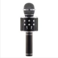 WS 858 microphone sans fil professionnel condensateur karaoké micro bluetooth support radio mikrofon studio d'enregistrement WS858