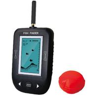Détecteur de poisson portable Détecteur de poisson sans fil Capteur de poisson LCD Alarme profonde Smart HD Ultrasons Noir
