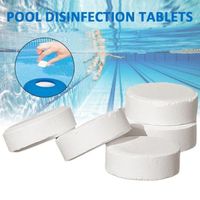 100Pcs Tablets Desinfectant Chlore pour eau piscine-Pour le nettoyage des piscines