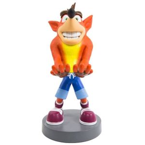 FIGURINE - PERSONNAGE Figurine Crash Bandicoot - Support & Chargeur pour Manette et Smartphone - Exquisite Gaming