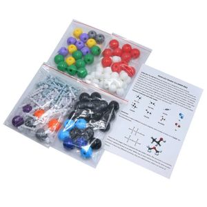 EXPÉRIENCE SCIENTIFIQUE Kit de modèle de structure moléculaire pour laboratoire médical,ensemble chimique,liens atomiques de chimie - No Box[E537]