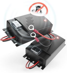 Répulsif Anti-fouines à Ultrasons Pour Voiture - Branchement 12V, Avec LED, Protection Du Moteur Contre Rongeurs