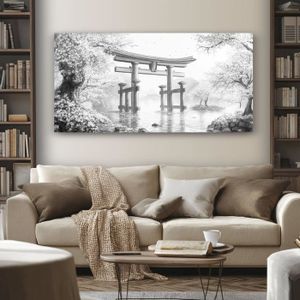 mpresson sur Verre 120x50cm Tableaux mage Photo Avon cel nuages