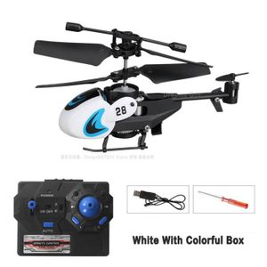 RADIOCOMMANDE POUR DRONE Boîte colorée blanche - Mini Hélicoptère Radiocomm